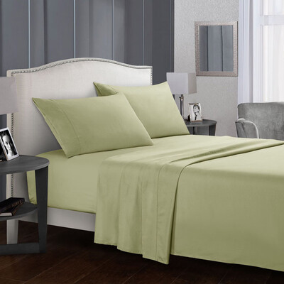 

Gobestart Bed Sheet Set Super Soft Microfiber Luxury Sheets 16 Inch Deep Pocket Wrinkle An