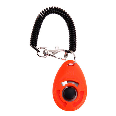 

Pet Trainer Training Dog Clicker Adjustable Sound Key Chain&Wrist
