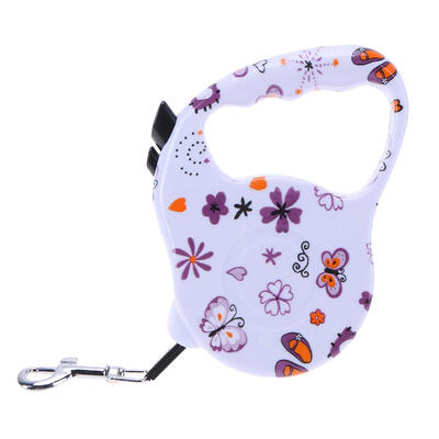 

Cute Flexible Pet Dog Collar Leash Retractable Puppy Walking Traction Rope