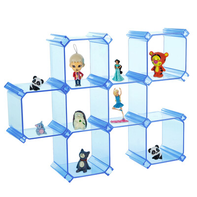 

6Pcsset Underwear Ties Bra Socks Storage Plastic Box Organizer Case Desktop Drawer Divider Plastic Storage Box