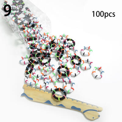 

100Pcs Fashion Women Girl Candy Color Elastic Hair Ring Rope Ponytail Holder
