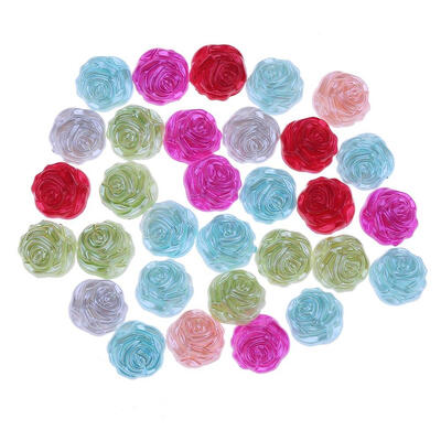 

72pcs 13mm Half Side Colorful Imitation Pearl DIY Phone Jewelry Accessories