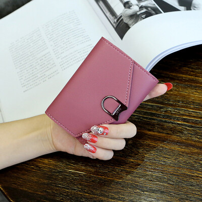 

Tailored Mini Womens Wallets Purses Short Female Coin Purse Credit Card Holder