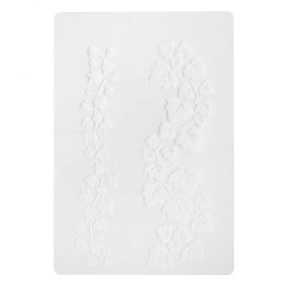 

Greensen DIY Leaf Pattern Shape Plastic Embossed Spray Mould for Birthday Cake Baking Craft