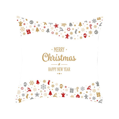 

Tailored Merry Christmas Pillow Cases Nordic Sofa Cushion Cover Home Decoration