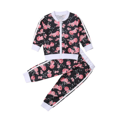 

Toddler Infant Kids Baby Girl Clothes T-shirt Top Pants Outfit Sets Tracksuit