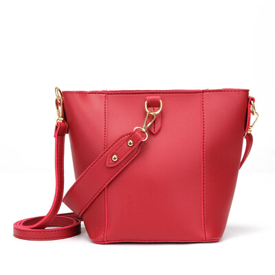 

Women bucket shoulder bags 2019 pu leather female handbags brand fashion crossbody bag ladies hand bags travel leisure pouch