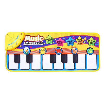 

Piano Musical Mats Early Education Toys Piano Keyboard Playmat Kids Children Touch Play Game Dance Music Animal Blanket Carpet for