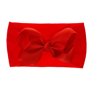 

SUNSIOM Soft Baby Girls Kids Toddler Bow Hairband Headband Turban Big Knot Head-Wrap New