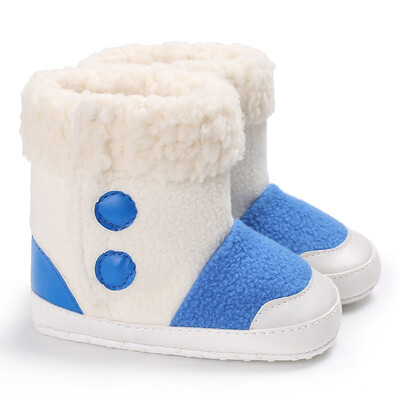 

Baby Girls Boys Shoes Autumn Winter First Walkers Kids Add Velvet Warm And Warm Children Boots