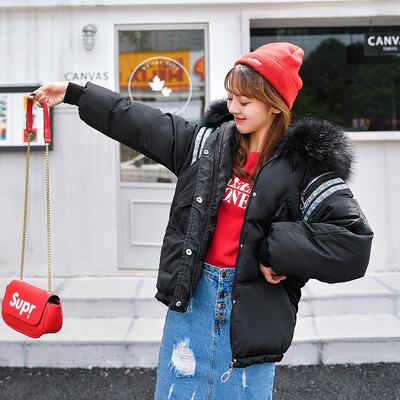 

Tailored Womens Winter Long Sleeve Stand Zipper Pocket Button Hooded Down Jacket Tops