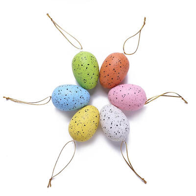 

6pcs DIY Easter Egg Pendant Toy Kindergarten Handmade Gifts Festival Decor