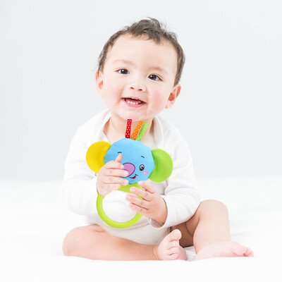 

Tailored Baby Cartoon PlushRing Bell Newborn Hand Grasp Toys Soft Mobile Infant Crib Doll