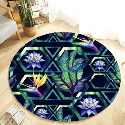 

Gobestart Botany Elements Blanket Round Bathroom carpet 55cm