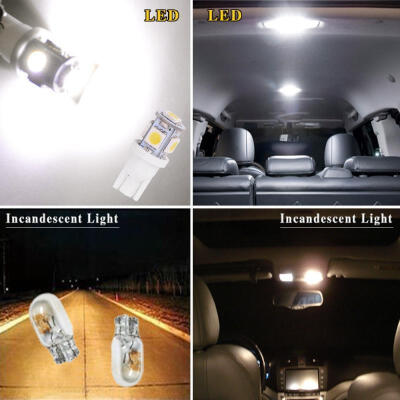 

13x Pure White LED Lights Interior Package Kit for Dome License Plate Lamp Bulbs