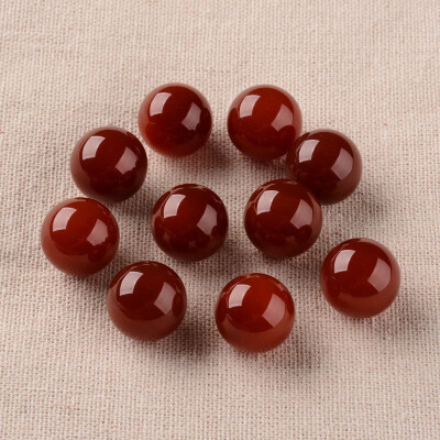 

Natural Red Agate Round Ball Beads No HoleUndrilled 16mm