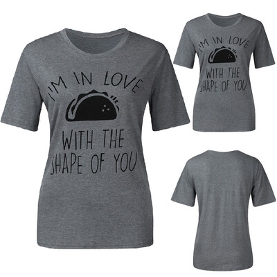 

Starmoon Women English Letter Print T-Shirt Short Sleevel T-Shirt Women Shirt
