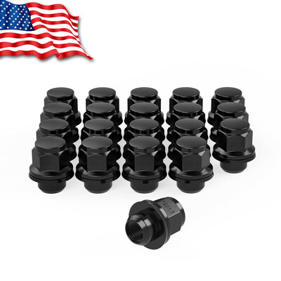 

20 Black Mag Lug Nuts 12x15 for Toyota Camry 4Runner Tacoma Tundra FJ Cruiser