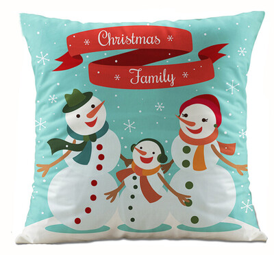 

Tailored Christmas Santa Claus Pillow Case Sofa Waist Throw Cushion Cover Home Decor