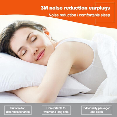 

3M 1110 Foam Ear Plug Corded Earplugs 29 dB Noise Reduction Rating 10 Pairs Individual Packaging