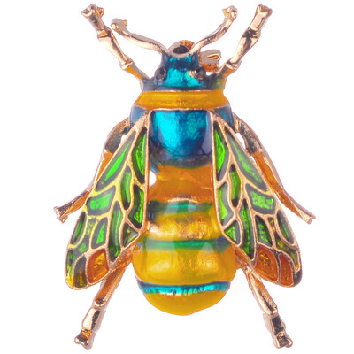 

Cute Bee Fly Insect Brooch Clothes Accessories Enamel Brooches Birthday Gifts Jewelry