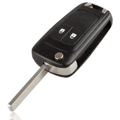 

2 Button Folding Flip Key Shell Case Entry Remote Key Protection Cover Replacement for Chevrolet Epica Lova
