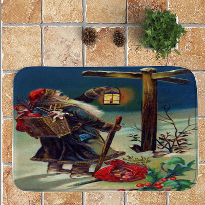 

Toponeto Merry Christmas Welcome Doormats Indoor Home Carpets Decor 40x60CM