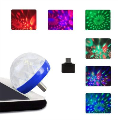 

〖Follure〗USB Mini LED RGB Disco Stage Light Party Club DJ KTV Xmas Magic Phone Ball Lamp