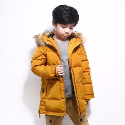 

Children put the boy down jacket winter 2018 new cuhk child collars baby down jacket in winter