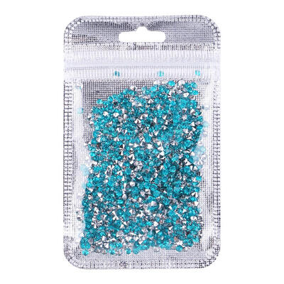 

500pcsBag Glitter Shimmer Sharp Tip Nails Art Rhinestones Manicure Charms