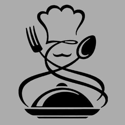 

Kitchen Fork Spoon Art Stickers Restaurant Removable PVC Wall Tattoo Decals Living Room Wallpaper