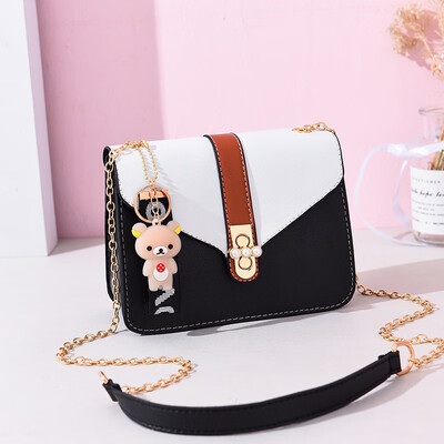 

Female bag 2019 spring&summer new wave female bag Korean version of the female bag fashion small fresh Messenger bag