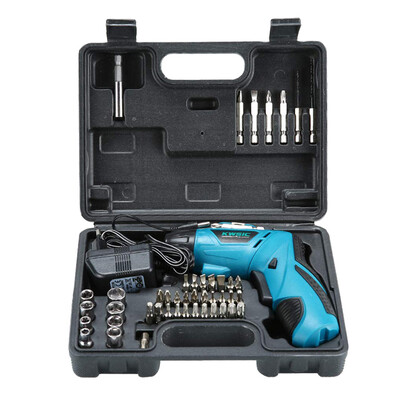 

〖Follure〗Electric Screwdriver Toolbox 48V 45Pcs Drill Tool Set With USB Battery Charging