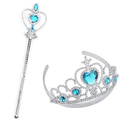 

Siaonvr 2pcs Party Accessories Girl Queen Princess Halloween Cosplay Holiday Party Toy