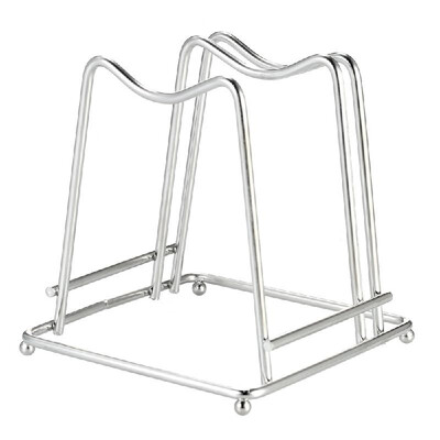 

Stainless Steel Cutting Board Holder Chopping Board Stand Rack Kitchen Household Organizer
