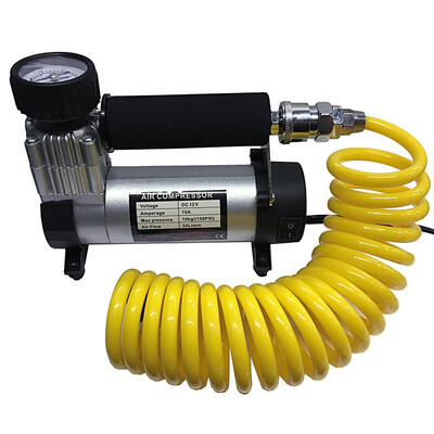 

Ktaxon Portable Car Auto Electric Air Compressor Tire Inflator Pump 12V 150PSI WGauge
