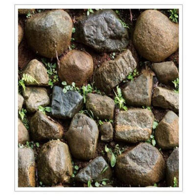 

Greensen Stones Cobblestones Shape Wall Sticker Bedroom Living Room Backdrop Room Decorative Decal