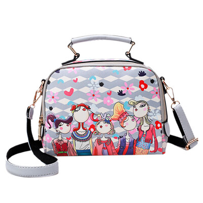

Tailored Women Messenger People Print Shoulder Bag Ladies Clutches Crossbody Bags Tote