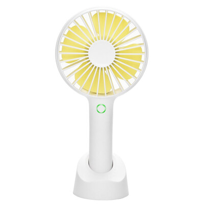 

〖Follure〗Rechargeable Handheld Mini Fan 3-Speed Desktop Cooler Portable with Stand Base