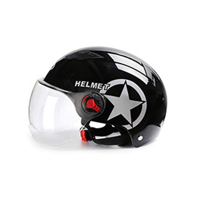 

Bike Motorcycle Half Face Helmet Sunscreen Ultraviolet-proof Protective Unisex Protective Gears Motorcycle Accessories