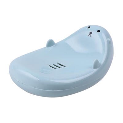 

Cute Cartoon Kids Soap Box Rack Bathroom Shower Plate Holder Case Container
