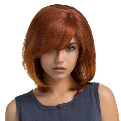 

〖Follure〗100 Real Remy Human Hair Topper Toupee Clip Hairpiece Lace Top Wig For Women