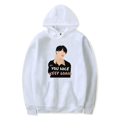 

Kpop BTS Hoodie Cute Cartoon Image Pullover Sweatshirt Winter Warm Jumper for Lovers