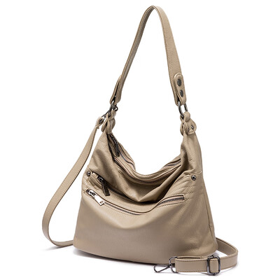 

REALER shoulder bag women fashion hobo bag synthetic washed leather handbags large tote bags messenger ladies crossbody brands