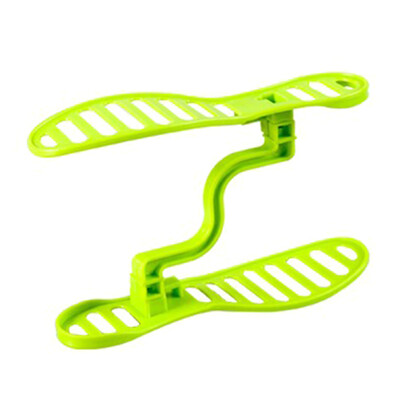 

Double Layer Finishing Shoes Rack Multifunctional Folding Storage Shoe Rack Adjustable Shoe Space Organizers Rack Holder