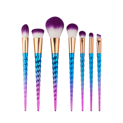 

Toponeto 7PCS Make Up Foundation Eyebrow Eyeliner Blush Cosmetic Concealer Brushes