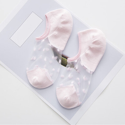 

Short Girls Fashion Ankle Low Cut Transparent Women Socks Useful