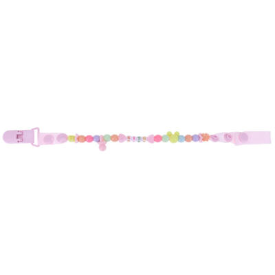 

Baby Pacifier Chain Clip Anti-Drop Chain Clamp Beads Soother Holder