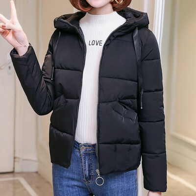 

Toponeto Fashion Women Winter Warm Cotton Hooded Winter Jacket Long-Sleeved Coat