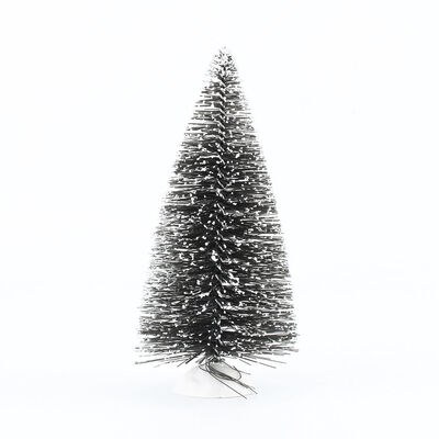 

Greensen Mini Sisal Bottle Brush CHRISTMAS TREES Snow Frost Village Putz 10cm Hot
